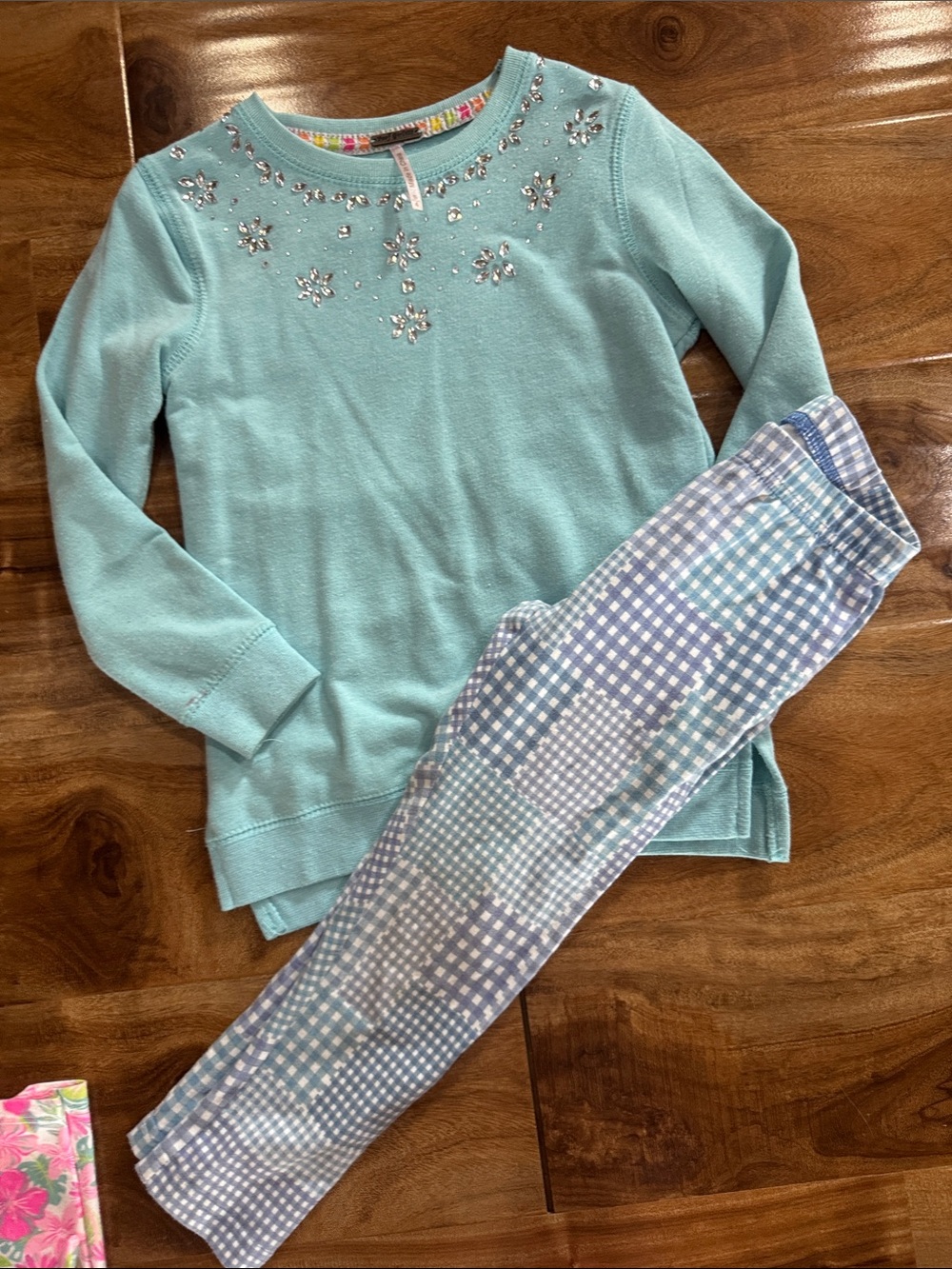 Polo Ralph Lauren leggings with poof girl top from von maur